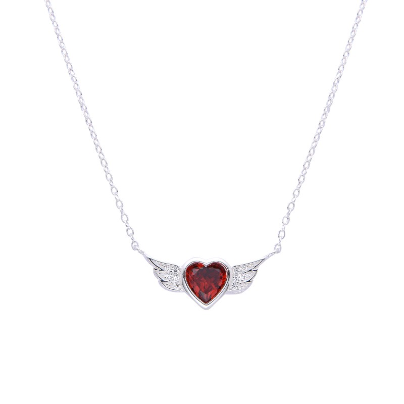 GARGANTILLA DE CORAZÓN Y ALAS. COLLAR